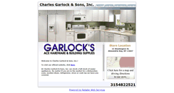 Desktop Screenshot of garlockacehardware.com